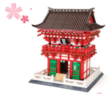 Load image into Gallery viewer, 2409PCS Niomon Kiyomizu-dera Temple of Kyoto Japan Building Blocks Bricks Model Fully