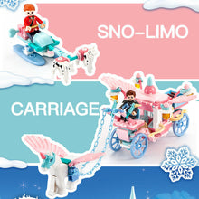 Load image into Gallery viewer, 1314PCS Girl Ice Snow Winter Castle Fairy Tales Building Block Brick Figures Fully Compatible With Lego