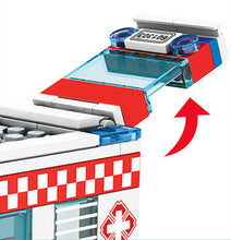 Load image into Gallery viewer, 238PCS City Car Accident Ambulance Building Blocks Bricks Figures Model Educational Toy Fully Compatible With Lego