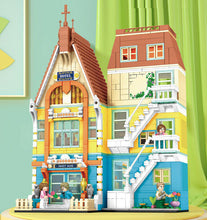 Load image into Gallery viewer, 1509PCS MOC City Hotel Apartment Building Blocks Model Bricks Figures Light Educational Toy Fully Compatible With Lego