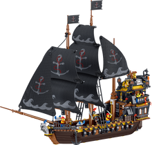 Load image into Gallery viewer, 1334PCS Black Pearl Ship Boat Pirates Building Blocks Bricks Model Educational Toy Figure Fully Compatible With Lego