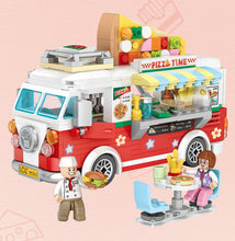Load image into Gallery viewer, 491PCS Mini Pizza Car Truck Building Blocks Bricks Cute Figures Model Fully