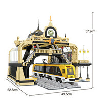 Load image into Gallery viewer, 3950PCS MOC City Euro Railway Station Building Blocks Model Bricks Figures Educational Toy Fully