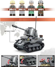 Load image into Gallery viewer, 479PCS Military Marder III Ausf Battle Tank Building Blocks Model Brick Figures Fully