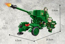 Load image into Gallery viewer, 224PCS Military Type 90 Antiaircraft Gun Building Block Brick Figure Model Educational Toy Fully