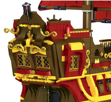 Load image into Gallery viewer, 1436PCS Black Pearl Ship Boat Pirates Building Blocks Bricks Model Educational Toy Figure Fully Compatible With Lego