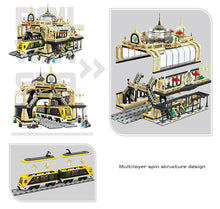 Load image into Gallery viewer, 3950PCS MOC City Euro Railway Station Building Blocks Model Bricks Figures Educational Toy Fully