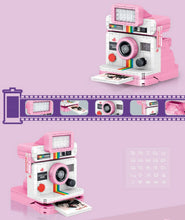 Load image into Gallery viewer, 628PCS MOC Mini Camera One Step Pink Building Blocks Bricks Model Educational Toy Fully