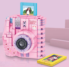 Load image into Gallery viewer, 494PCS MOC Mini Camera 7C Pink Building Blocks Bricks Model Educational Toy Fully Compatible With Lego