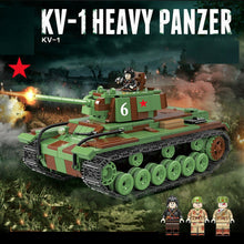 Load image into Gallery viewer, 766PCS KV-1 Heavy Panzer Tank Model Building Blocks Bricks WW2 Soldier Figure Fully