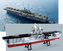 Load image into Gallery viewer, 1088PCS Military LHA 075 Amphibious Assault Ship Building Blocks Brick Model Educational Toy Fully Compatible With Lego