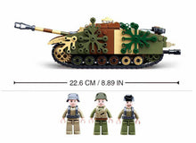 Load image into Gallery viewer, 524PCS Military Assault Gun STUG III Building Block Brick Figures Model Educational Toy Fully