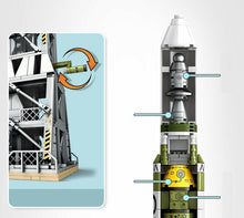 Load image into Gallery viewer, 1627PCS Spaceship Satellite Launch Centre Building Blocks Brick Figure Educational Toy Model Fully Compatible With Lego