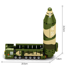 Load image into Gallery viewer, 300PCS Military DF26 Ballistic Missile Building Block Bricks Figures Educational Toy Model Fully