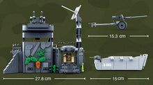 Load image into Gallery viewer, 765PCS Military Atlantic Fortress War Building Block Brick Figures Model Educational Toy Fully