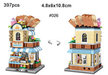 Load image into Gallery viewer, DIY Mini City Street Shop Store Restaurant View Educational Toy Building Block Gift Decorate Fully Compatible With Lego
