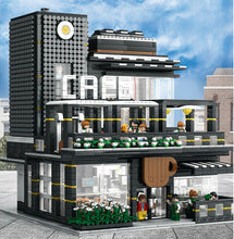 Load image into Gallery viewer, 4314PCS City Corner Cafe Shop Building Blocks Bricks Model Light Figures MOC Fully