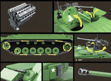 Load image into Gallery viewer, 1026PCS Military M26 Pershing Tank Building Blocks Model Soldier Figures WW2 Fully Compatible With Lego