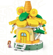 Load image into Gallery viewer, 616PCS Mini Sunflower House Building Blocks Bricks Cute Figures Model Fully