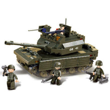 Load image into Gallery viewer, 312PCS Military Main Battle Tank Building Blocks Bricks Soldier Figure Model Educational Toy Fully