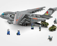 Load image into Gallery viewer, 1254PCS Military Y20 Transport Conveyor Building Block Brick Figure Model Educational Toy Fully Compatible With Lego