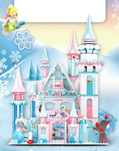 Load image into Gallery viewer, 1314PCS Girl Ice Snow Winter Castle Fairy Tales Building Block Brick Figures Fully Compatible With Lego