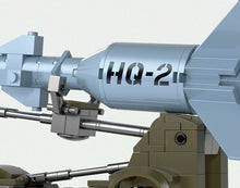 Load image into Gallery viewer, 362PCS Military HQ-2 Missile Transport Trailer Truck Building Block Brick Model Fully