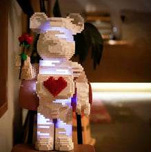 Load image into Gallery viewer, 3200PCS MOC Large Love Bear Display Building Block Educational Toy Model Bricks Figure Light Fully Compatible With Lego