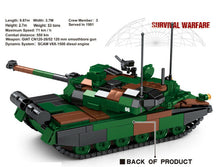 Load image into Gallery viewer, 889PCS Military Leclerc Main Battle Tank Building Blocks Model Bricks Educational Toy Figure Fully