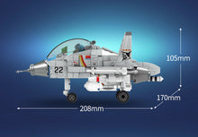Load image into Gallery viewer, 366PCS J15 Flying Shark Carrier Aircraft Fighter Building Block Figure Educational Toy Model Fully