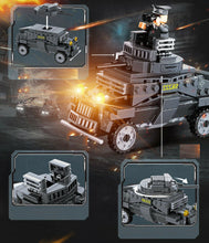 Load image into Gallery viewer, 220PCS Military Light Armored Vehicle Car Building Block Brick Figures Model Educational Toy Fully