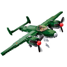 Load image into Gallery viewer, 311PCS Medium Bomber TU2 Fighter Plane Building Block Brick Soldier Figure Model Fully