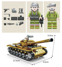 Load image into Gallery viewer, 567PCS Military M26 Heavy Tank Building Blocks Bricks Model Figures Educational Toy Fully