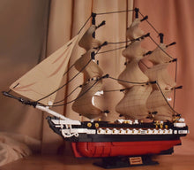 Load image into Gallery viewer, 1118PCS USS Constitutional Sail Frigate Boat Building Blocks Bricks Figure Model Fully Compatible With Lego