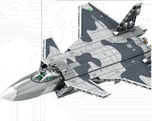Load image into Gallery viewer, 775PCS Military J20 China Fighter Aircraft Building Blocks Model Brick Figures Fully