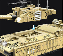 Load image into Gallery viewer, 508PCS Military Challenger Ⅱ Main Battle Tank Building Block Brick Model Figure Fully