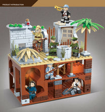 Load image into Gallery viewer, 603PCS Military Army WW2 Tunnel Warfare Building Blocks Bricks Figures Fully