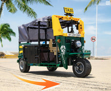Load image into Gallery viewer, 591PCS MOC Vintage TukTuk Auto Rickshaw Motor Tricycle Building Blocks Bricks Fully