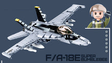 Load image into Gallery viewer, 682PCS Military FA18 Hornet Bumblebee Fighter Building Block Brick Figure Model Fully
