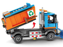 Load image into Gallery viewer, 206PCS City Sanitation Cleaning Truck Building Blocks Bricks Figures Model Educational Toy Fully