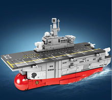 Load image into Gallery viewer, 367PCS Military PLA NAVY Amphibious Assault ship LHA Building Block Figure Model Fully Compatible With Lego