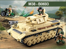 Load image into Gallery viewer, 543PCS Panzerkampfwagen IV Tank Building Blocks Brick Soldier Figures Model Educational Toy Fully