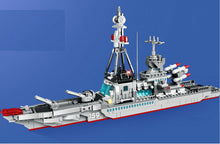 Load image into Gallery viewer, 725PCS Military Aegis missile Battleship Building Block Brick Figure Model Educational Toy Fully