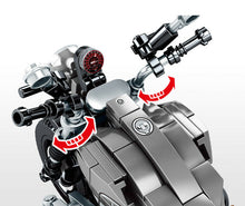 Load image into Gallery viewer, 262PCS Motorcycle Bike latte Technic MOC Building Blocks Bricks Model Educational Toy Fully