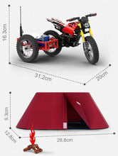 Load image into Gallery viewer, 547PCS MOC Camping Motorcycle Tricycle Building Block Brick Model Educational Toy Fully