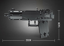 Load image into Gallery viewer, 288PCS MOC Military Glock Automatic Pistol Gun Building Blocks Bricks Model Educational Toy Fully