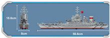 Load image into Gallery viewer, 820PCS Military HMS Valiant Battleship Warrior Building Block Brick Figure Model Fully