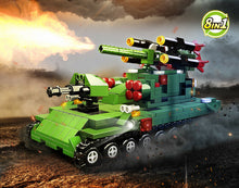 Load image into Gallery viewer, 1019PCS Military 8 in 1 Destroyer Tank Building Block Brick Figures Model Educational Toy Fully Compatible With Lego