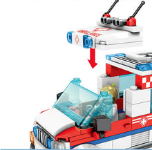 Load image into Gallery viewer, 238PCS City Car Accident Ambulance Building Blocks Bricks Figures Model Educational Toy Fully Compatible With Lego