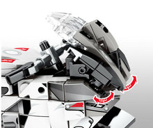 Load image into Gallery viewer, 297PCS Motorcycle Bike RSV1000R Technic MOC Building Block Brick Model Fully